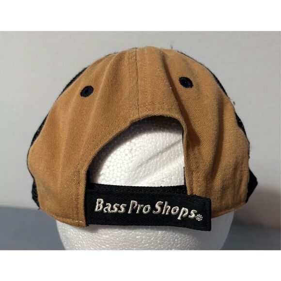 Bass Pro Shops Ball Cap Hat Brown One Size Adjustable Unisex Adult Mesh - Picture 5 of 8